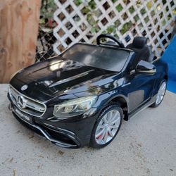 Mercedes-Benz S63 AMG 12V Electric Kids Ride-On Car Ages 3-8