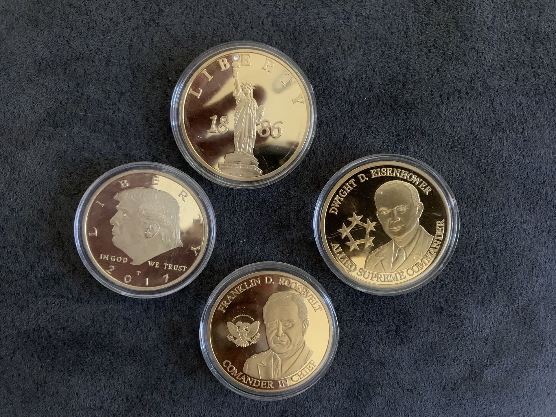 Gold Plated Coins 