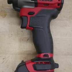 Mac Tools MCF801  1/4" Brushless Impact Driver With 12V Battery MBR124 NEW. OUT OF BOX.