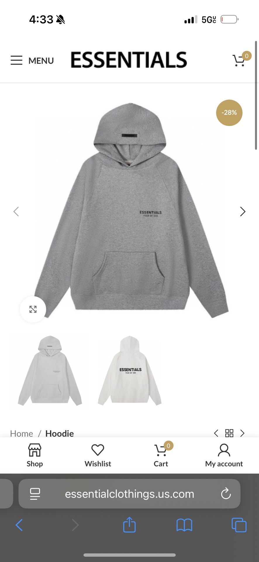 Essential Sweater Grey
