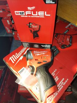New Milwaukee 3/8" Stubby Sub-Compact Impact Wrench M12  - Tool Only.