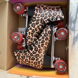 Impala Cheetah Print Roller Skates Size 9 