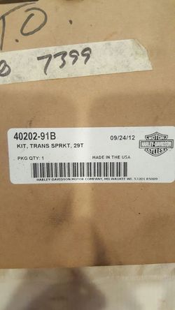 NEW Harley Davidson trans. Sprocket kit