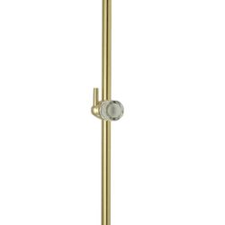 Kingston Brass K180A2 Designer Trimscape Showerscape 24-Inch Shower Slide Bar with Pin Wall Hook, Polished Brass