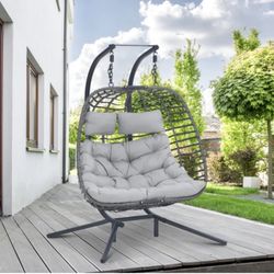 Burhans 2 Person SWING Chair With Stand New  ($599 Original price)