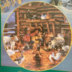 Country Christmas 1987 Schmid Collectors Gallery Collectors Plate 