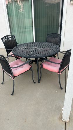 Table and chairs