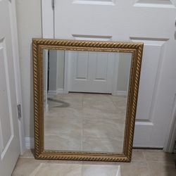 Vintage Gold Mirror