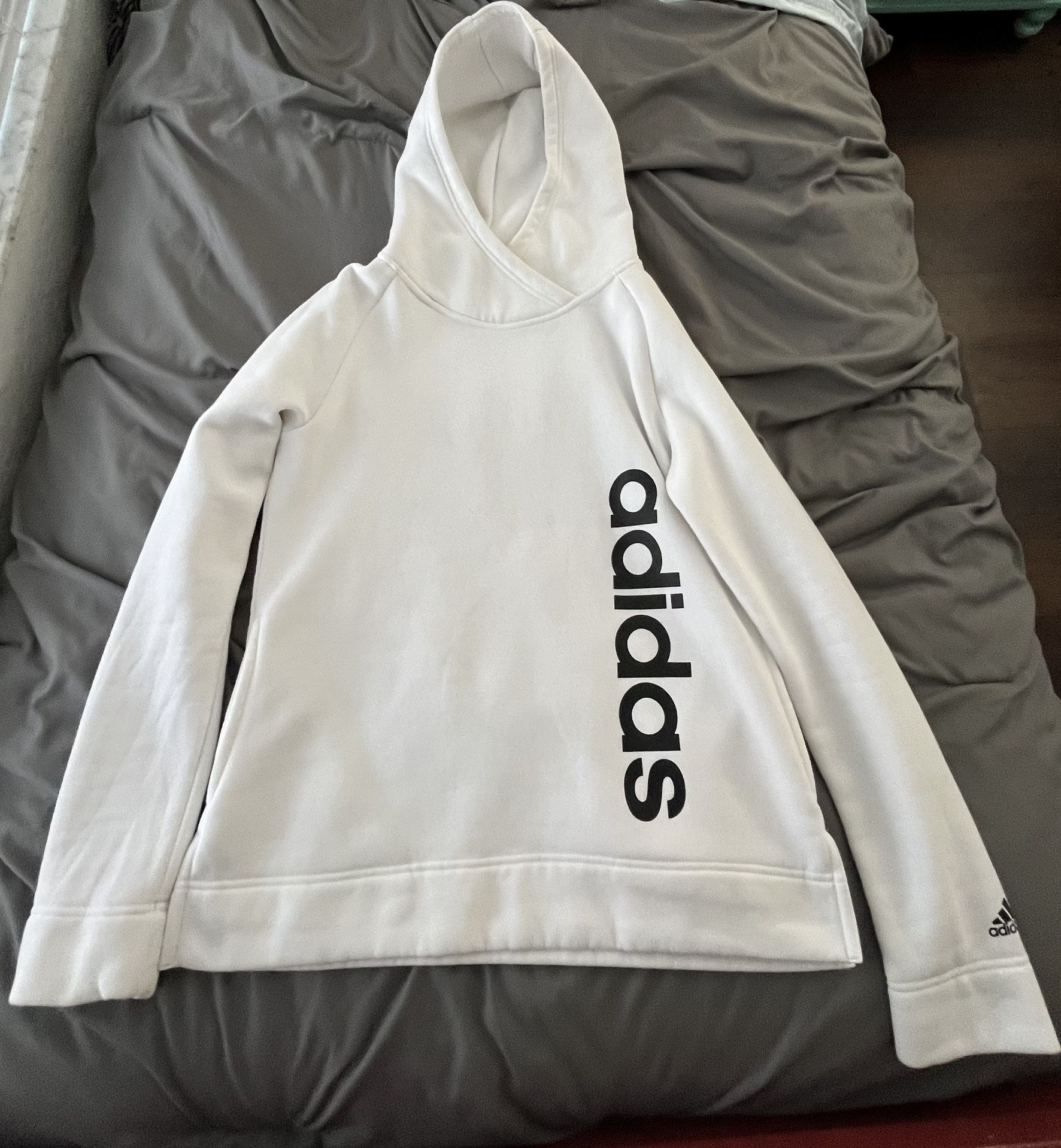 White Adidas Hoodie