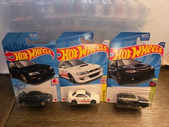 Hot Wheels Subaru Lot of 3, 2 Impreza 22B STi version & 1 WRX STI
