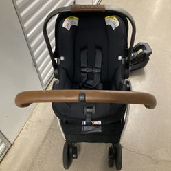 Nuna Stroller And 2 Car Seats