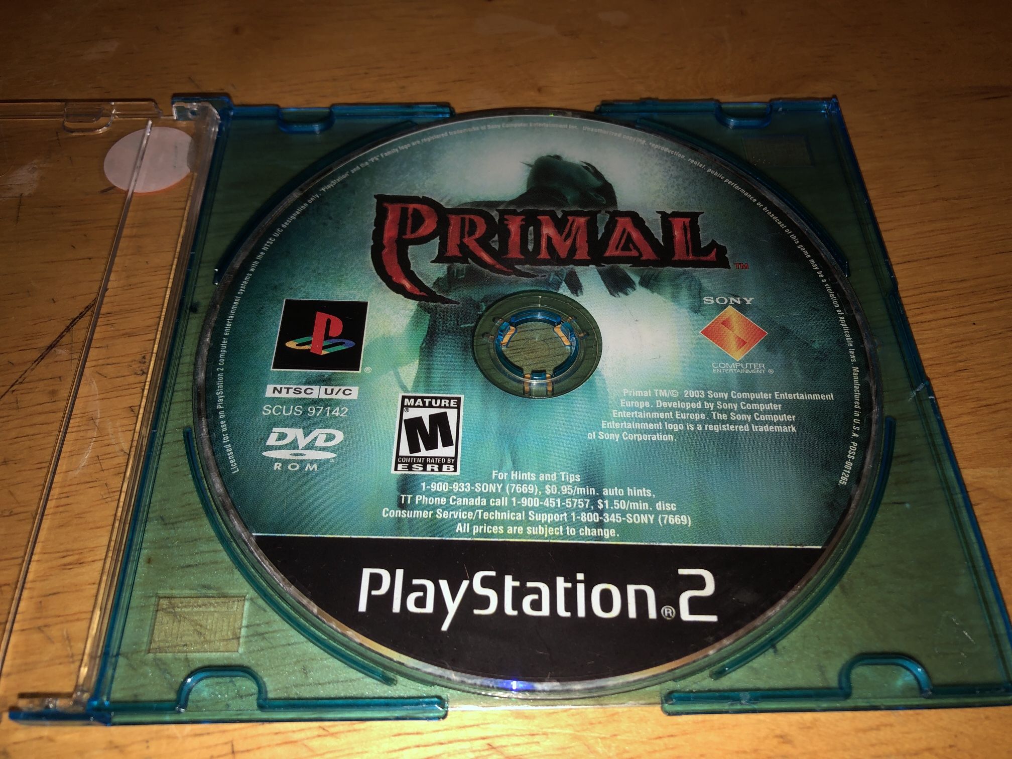 PS2 Game Primal