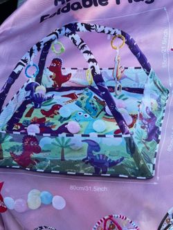 Baby Activity Gym Foldable Play Mat with Balls