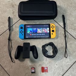 Nintendo Switch OLED w/Free Accessories  (Ave J Pickup)