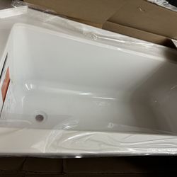 Kohler Archer 60" Alcove Acrylic Soaking Tub with Left Drain