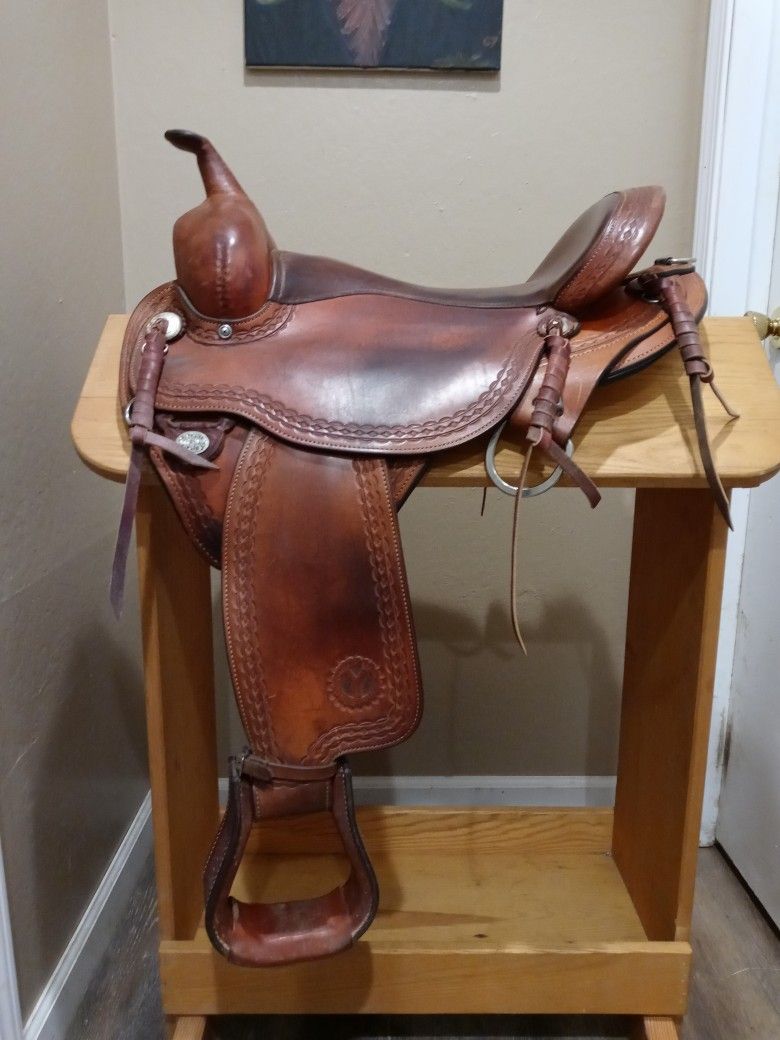 Circle Y Park & Trail Flex Lite Western Trail Saddle