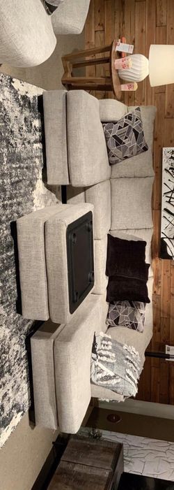 Megginson Storm RAF Sectional - Couch -Living Room Set