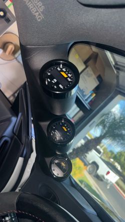 370z AEM Performance Gauges with Pod