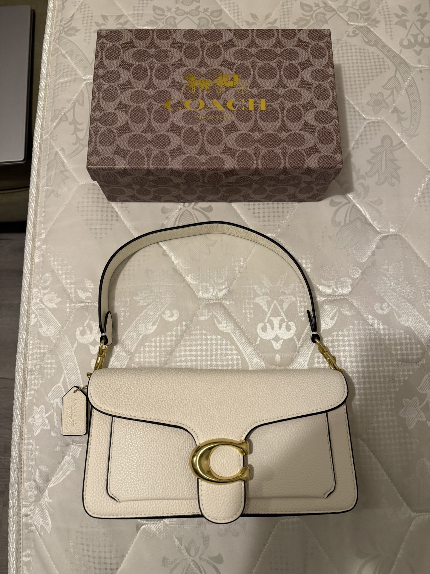 Coach White Shoulder Bag