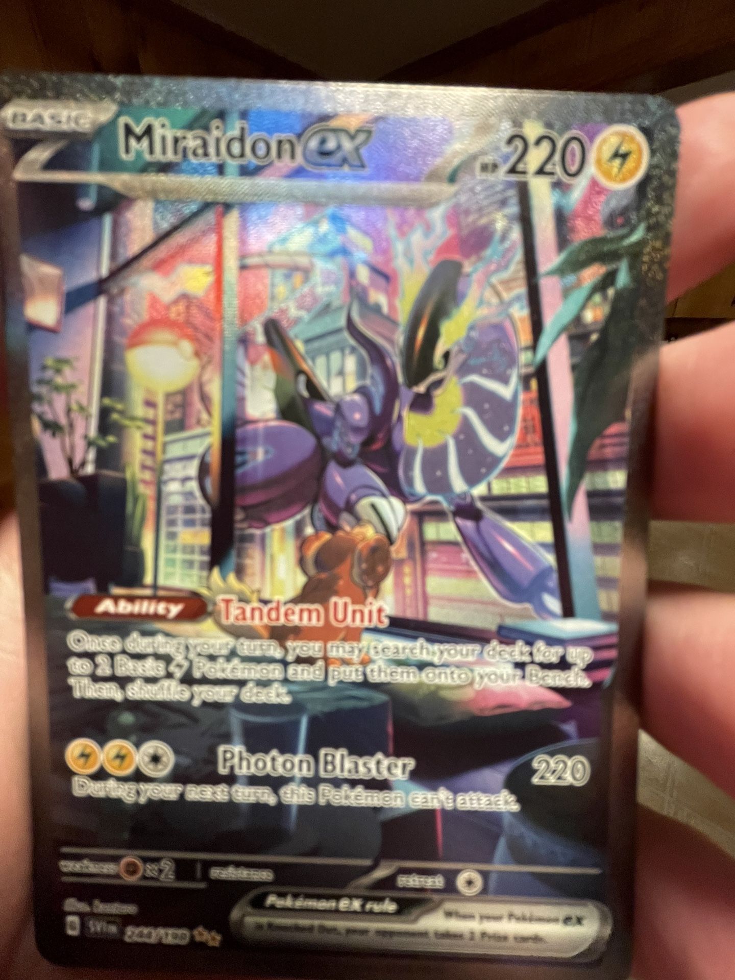 Carta Pokémon Miraidon ex di seconda mano per 110 EUR su Peal de Becerro su  WALLAPOP