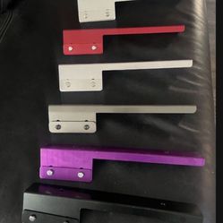 JDM License Plate Relocate Aluminum Brackets Anodized $20 Each