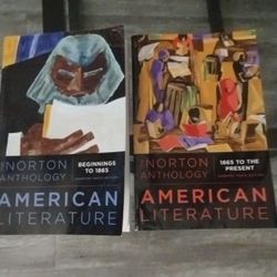 The Norton Anthology of American Literature (Beginning -1865 & 1865-present)