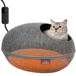 Like New Heated Cat Bed 