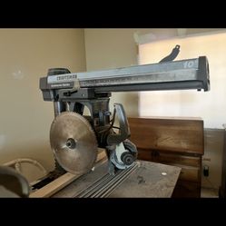 Craftsman Contractor Series 10” Radial Arm Saw