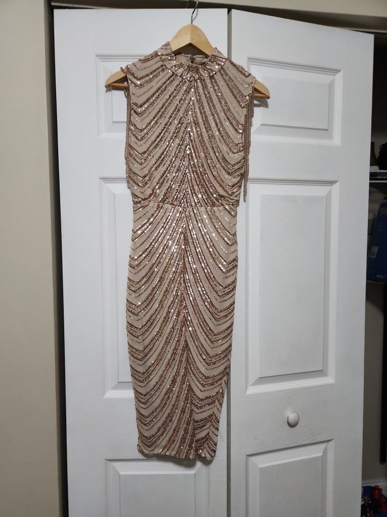 Cocktail Dress Sequins SMALL