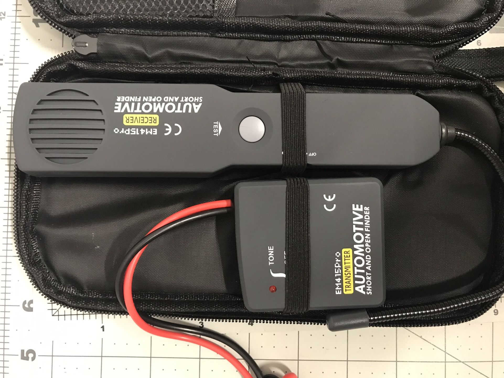 Automotive short and open finder receiver and transmitter in its original case EM415pro