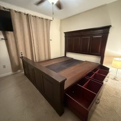 Cal King Bed Frame With Storage