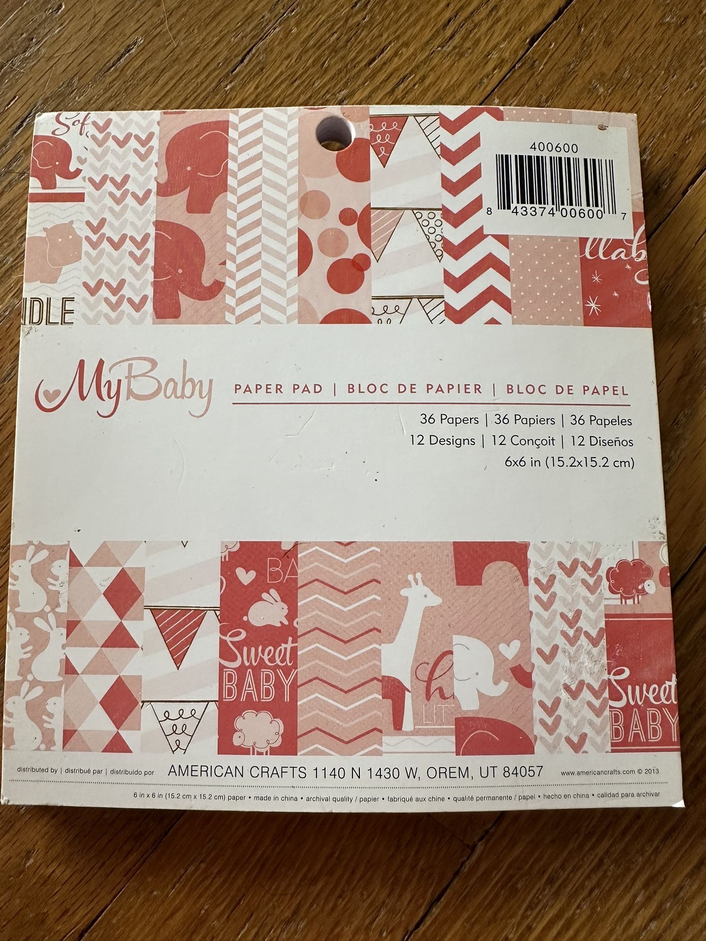 Scrapbook Paper Pad