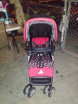 Minnie Mouse baby stroller