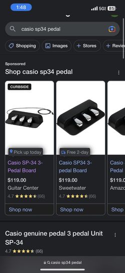 Sp34 pedal sale