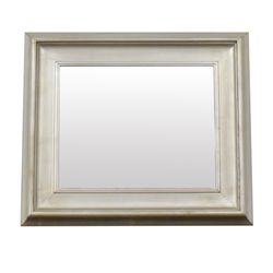 Pottery Barn Silver Frame Mirror