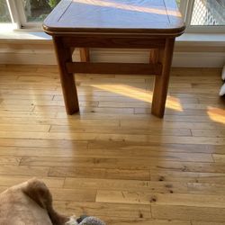 Solid Oak Side Table