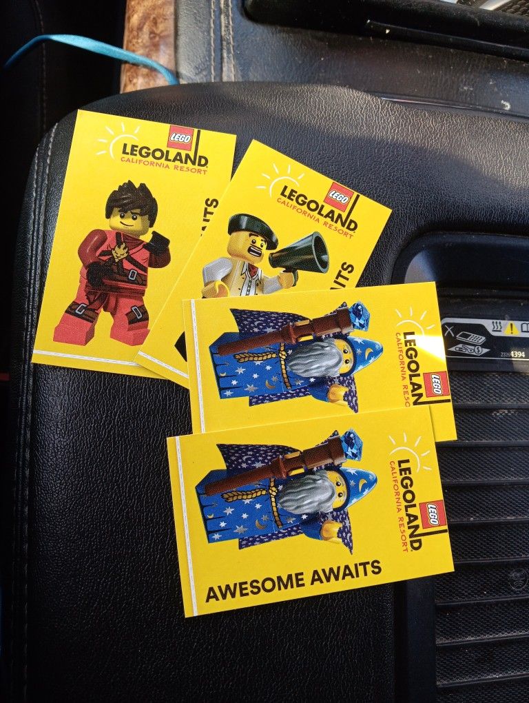 Legoland 4pack Tickets Adult Passes