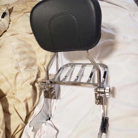 Harley Softail(?) 2004 Passenger Backrest Detachable New Oem