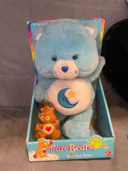 Care Bears Bedtime Bear Plush with Tenderheart Bear Figure