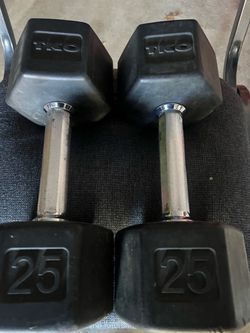25lb dumbbells x2