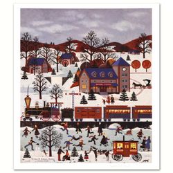 Jane Wooster Scott, "The View at Ardmore Junction" Hand Signed Limited Edition Lithograph with Letter of Authenticity.