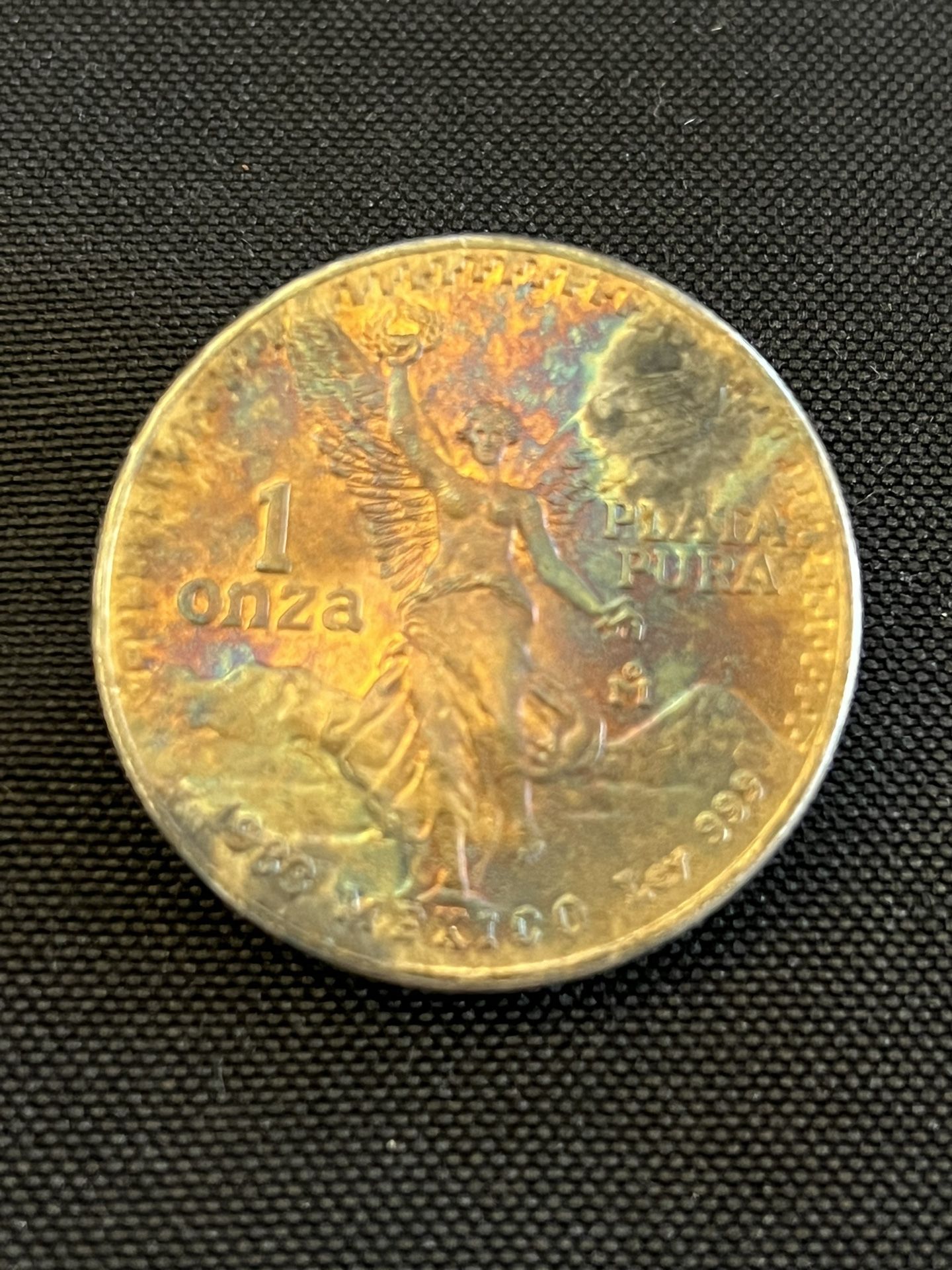 1983 Mexican Libertad 1oz Rare Tarnished Coin