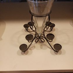 Candle Holder With Vase