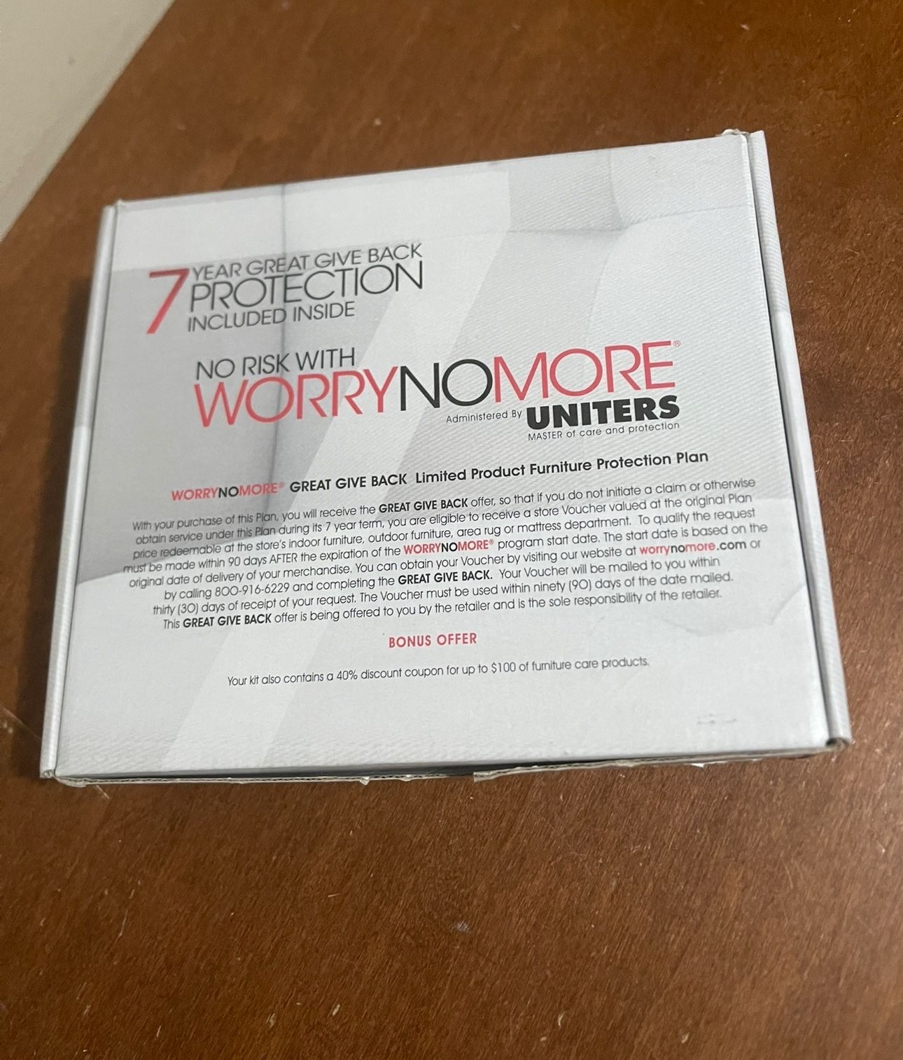 Worry No More Furniture Cleaner Set 