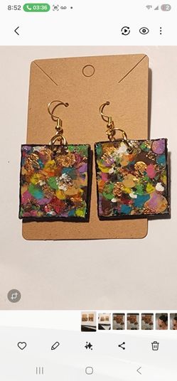 Bohemian style earrings