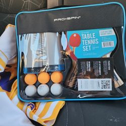 New Pro Spin Table Tennis Set