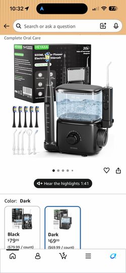 Electric Toothbrush and Water Flosser