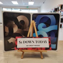 Apple IPad Air 4 LTE And Wifi Brand New - $1 DOWN TODAY, NO CREDIT NEEDED