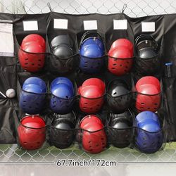 Baseball/ Softball Helmet + Bat Organizer