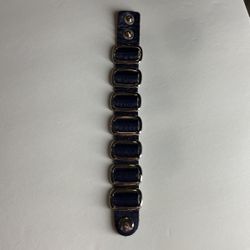 Leather And Stainless Steel Bracelet 